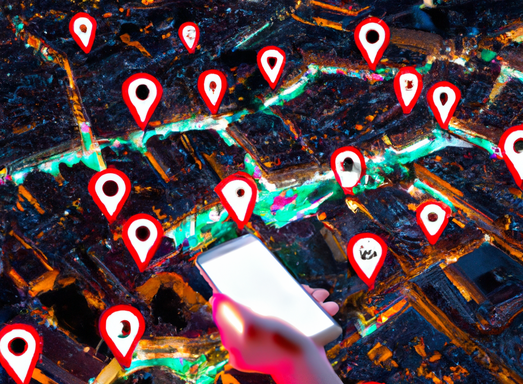 Map showing ettando concept